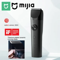 MIJIA Hair Clipper,Barber Clippers For Men Professional,IPX7 Waterproof Titanium-Plated Ceramic Blade,180min battery life