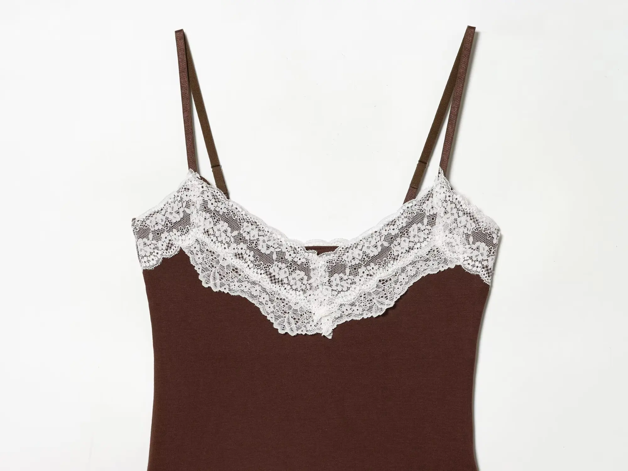 Jenny&Dave Summer Camisole T-shirt Cotton Knitted Tank Tops Slim Fit Lace T-shirt Woman Clothes Female Clothing - view 4