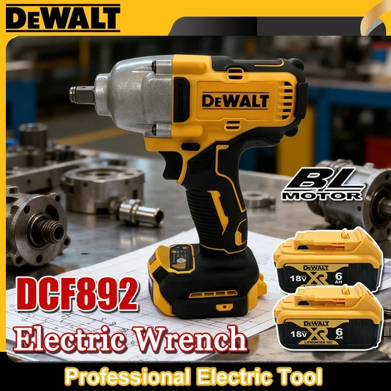 

Бесщеточный ударный гайковерт Dewalt DCF892 812 Н·м, 1/2 дюйма, аккумуляторный, с высоким крутящим моментом, три скорости, для авторемонта, электроинструмент