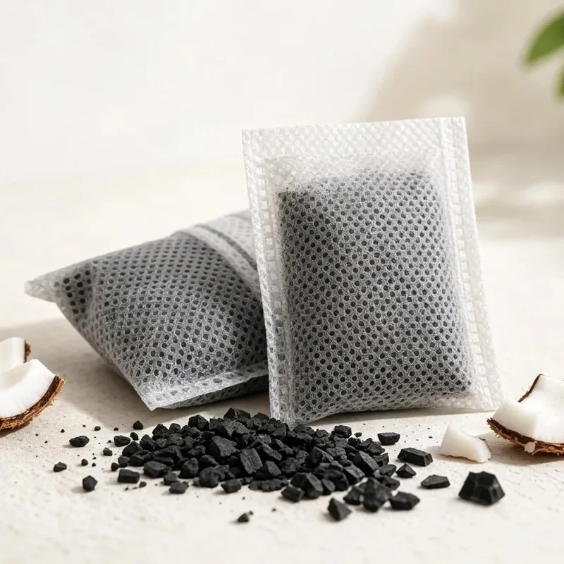 Activated Carbon Bags Natural Coconut Charcoal Air Freshener Bag Odor Remover Deodorizer Fridge Car Wardrobe Moisture Absorber