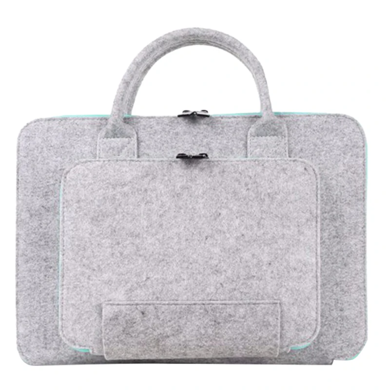 Hot Selling-New Felt Universal Laptop Bag Notebook Case Briefcase Handlebag Pouch For Air Pro Retina Men Women,New Felt