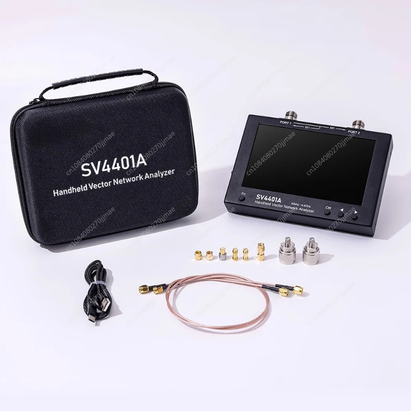 

SV4401A 7-дюймовый сенсорный ЖК-анализатор векторной сети 50 кГц ~ 4,4 ГГц HF VHF UHF Антенный анализатор Обновление VNA FCC CE