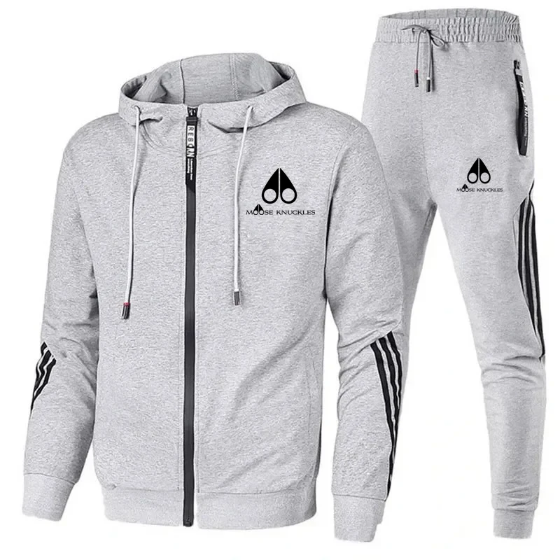 Men\'s Sweatsuit Set Hoodies + Sweatpants Sports Women\'s Suit Track Suits Mens Clothes Brand Fashion Sweater Male Pant Sets Man