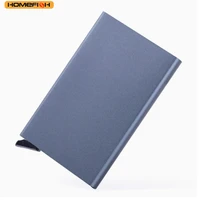 HOMEFISH Portable Metal Card Holder, Slim Mini Wallet, Simple Coin Purse for Men and Women 5