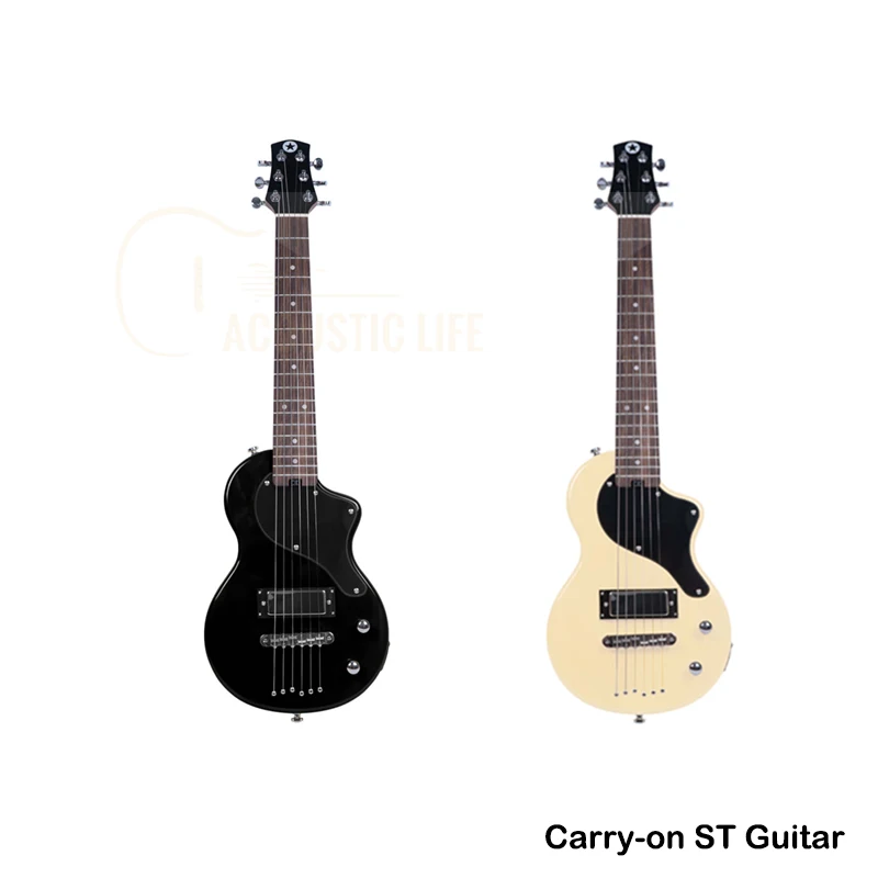 Blackstar Carry On ST Travel Guitar / Carry On Travel Guitar Portable Mini Electric Guitar with Gig Bag Guitar Strap Amplug2 amp