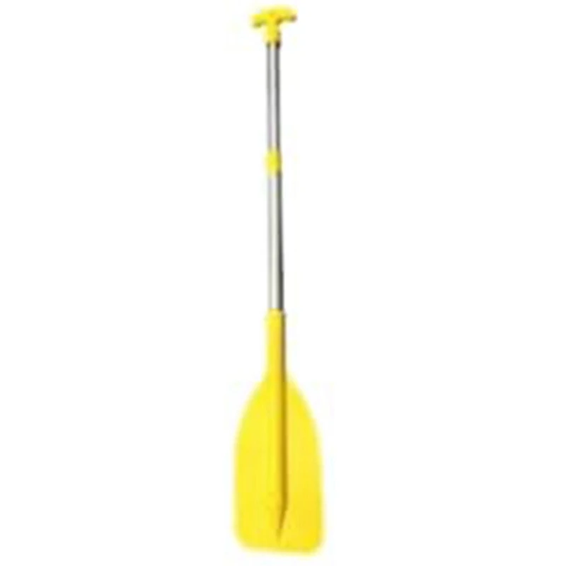 2PCS Marine Kayak Canoe Raft Jet Ski Yellow Telescopic Aluminum Oar Paddle Easy To Use