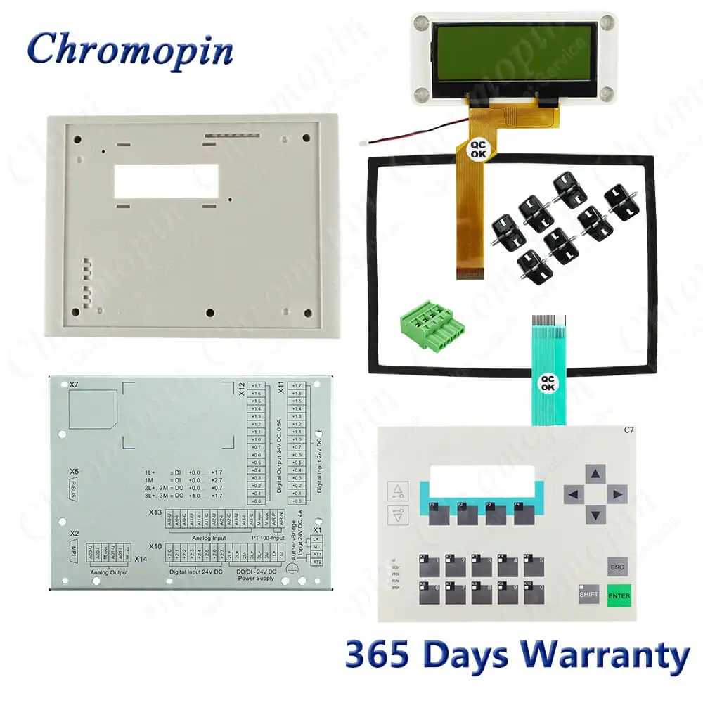 Plastic Case Covers for 6AG1 913-1CA01-1AE3 6AG1913-1CA01-1AE3 C7-613 Plastic Front Back Case + Membrane Keypad + LCD Display