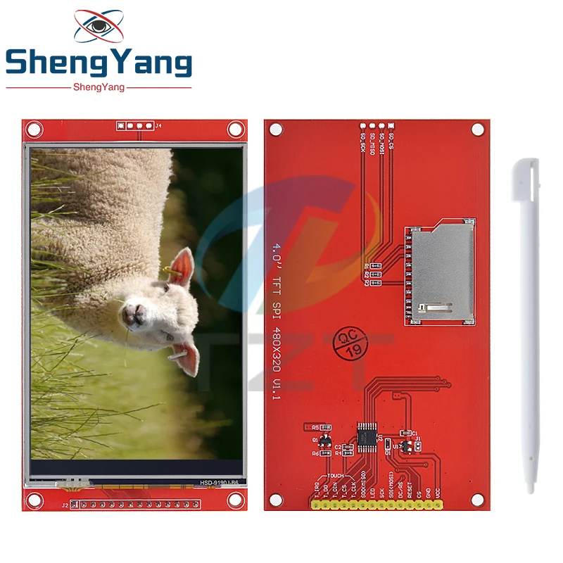 TZT LCD Screen Module TFT 4.0 inch SPI Serial 480 x 320 HD Electronic Accessories With ST7796 Driver Chip