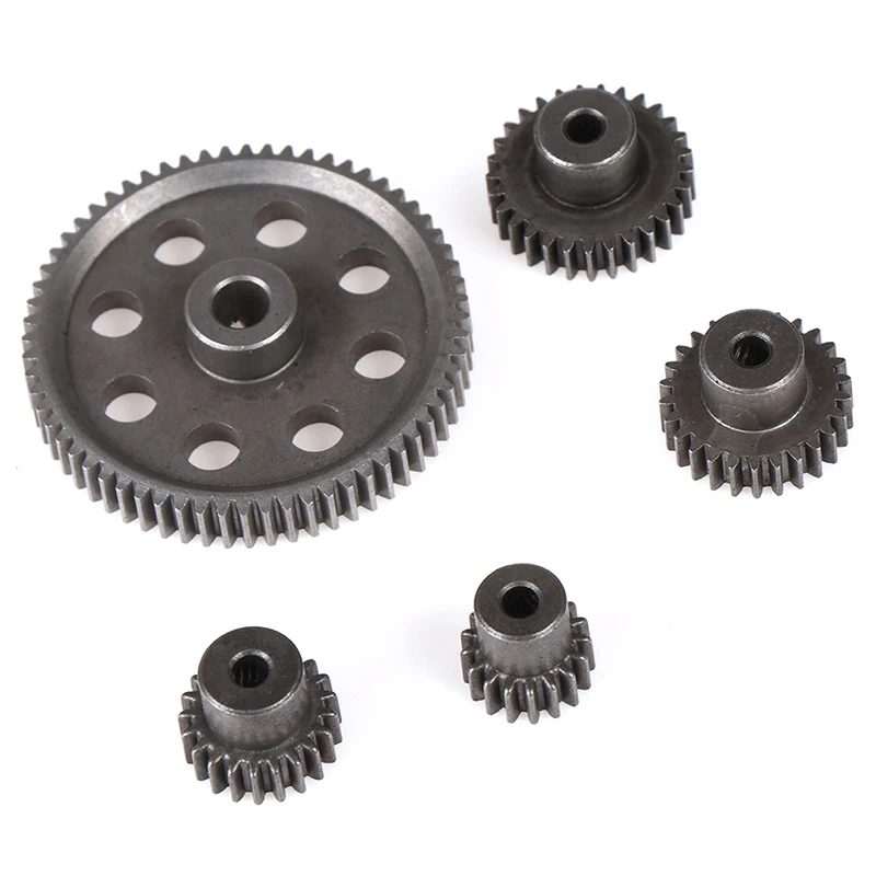 .New.11184 Metal Diff Main Gear 64T 11181 Motor Pinion Gears 21T Truck 1/10 RC Parts HSP BRONTOSAURUS Himoto Amax Redcat Exceed