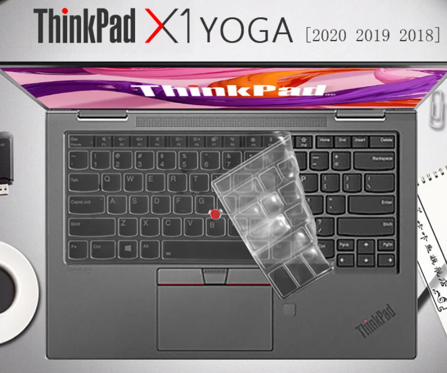 TPU Keyboard Cover Protector Skin For Lenovo X1 Yoga Gen 4 5 6 2019 2020 2021 14