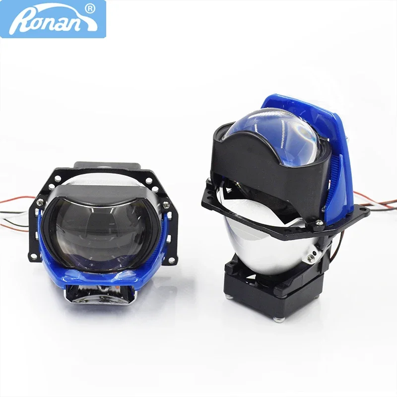 3.0 Inch 42W 2000l Lux Bi-Led Met Derde Licht Laer Led Lens Wit Licht Voor Hella Koito q5 Auto Koplamp Diy Retrofit - afbeelding 2