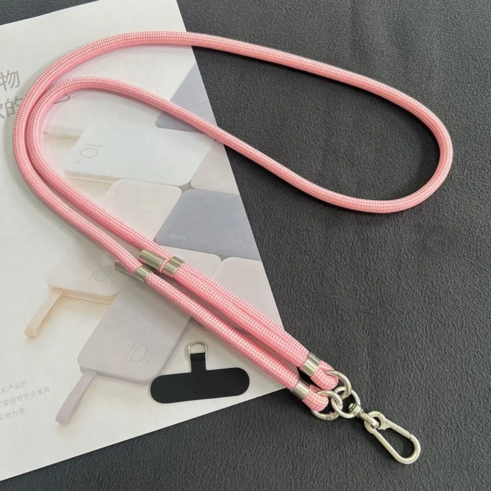 with Metal Buckle Phone Lanyard Detachable 150cm Hanging Cord Strap Terylene Adjustable Mobile Phone Straps Universal