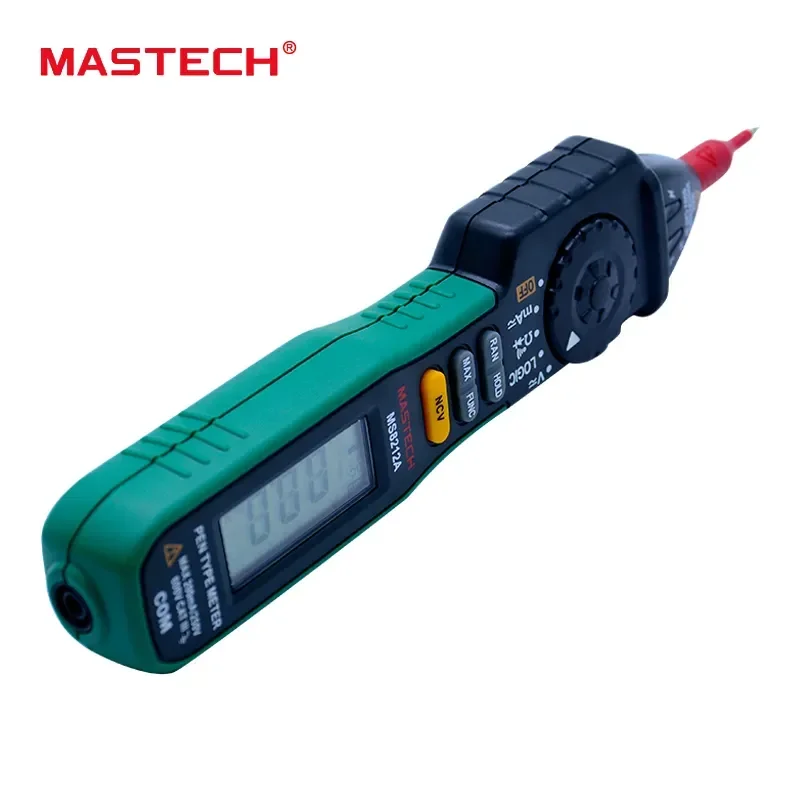 MASTECH MS8212A Digital Multimeter Pen type Voltmeter DC AC Voltage Current Tester Ammeter Diode Continuity Capacitance Meter