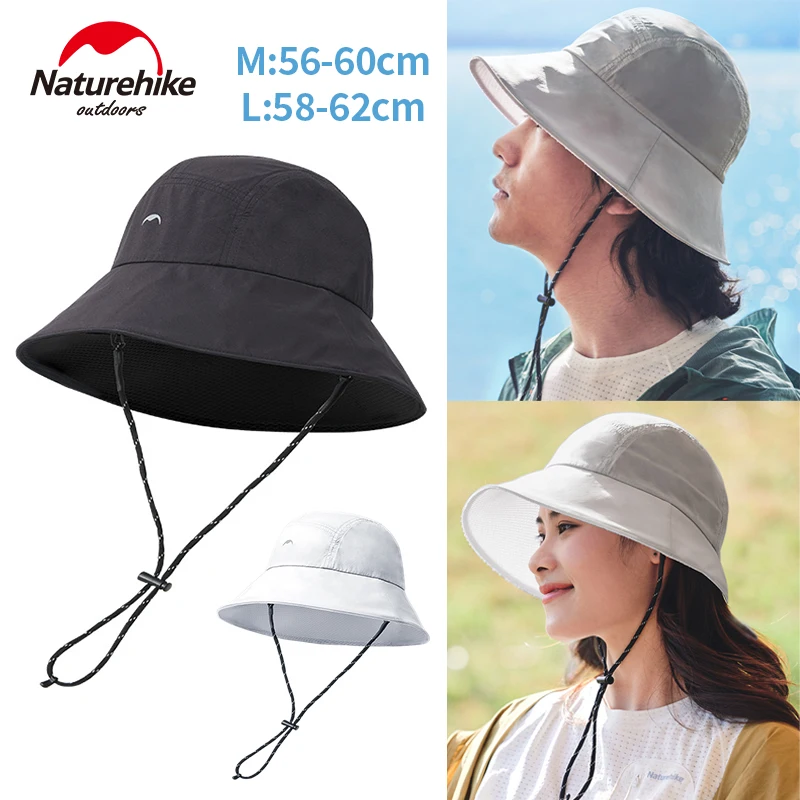 Naturehike صياد قبعة الصيف واقية من الشمس ظلة في الهواء الطلق التخييم تسلق الجبال للجنسين غطاء دلو مقاوم للماء قبعة بحافة واسعة