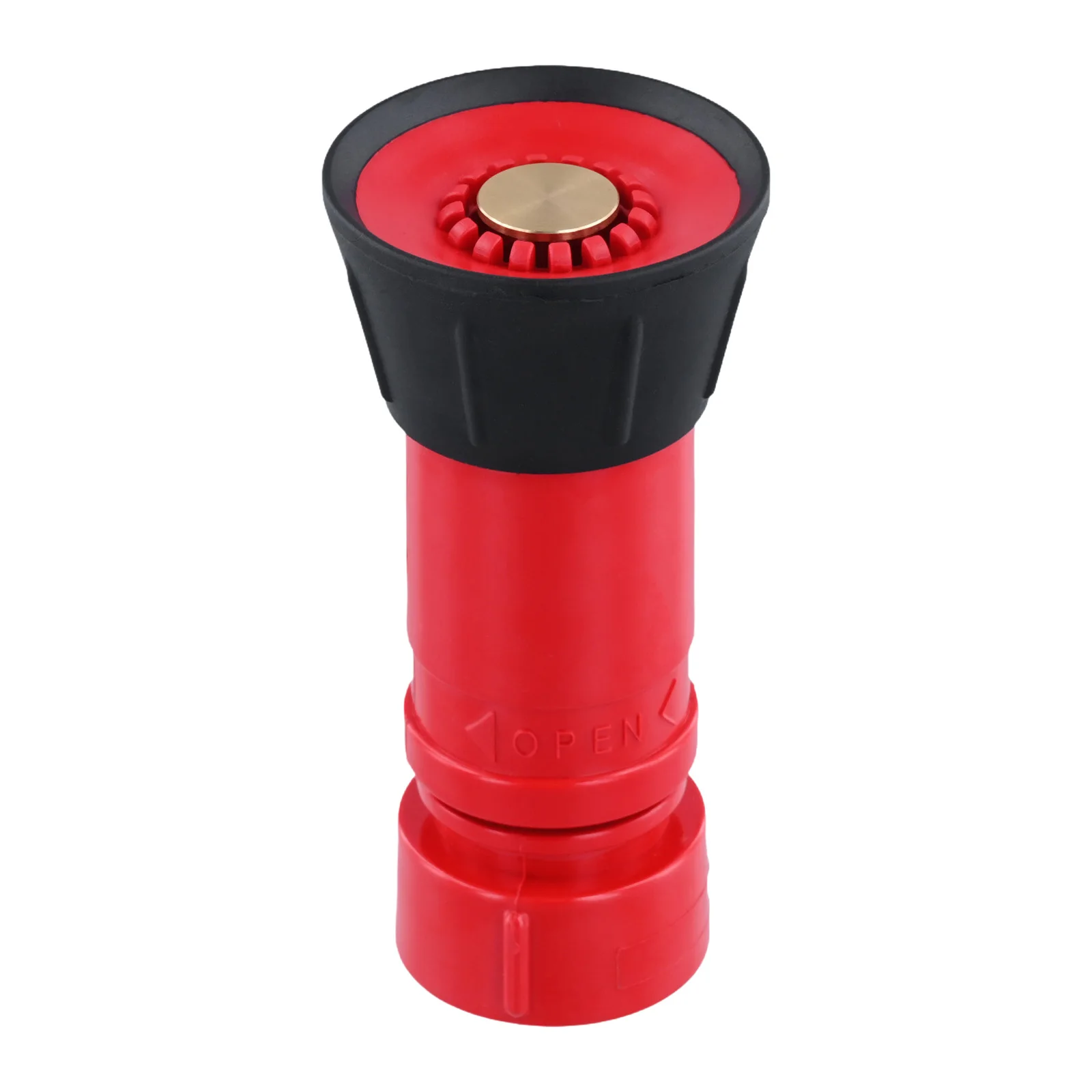 Fire Hose Nozzle 1Inch Heavy Duty Nozzle High Pressure Pump Sprinkler Irrigation Large Flow Semi-Water Pump Garden Accessories
