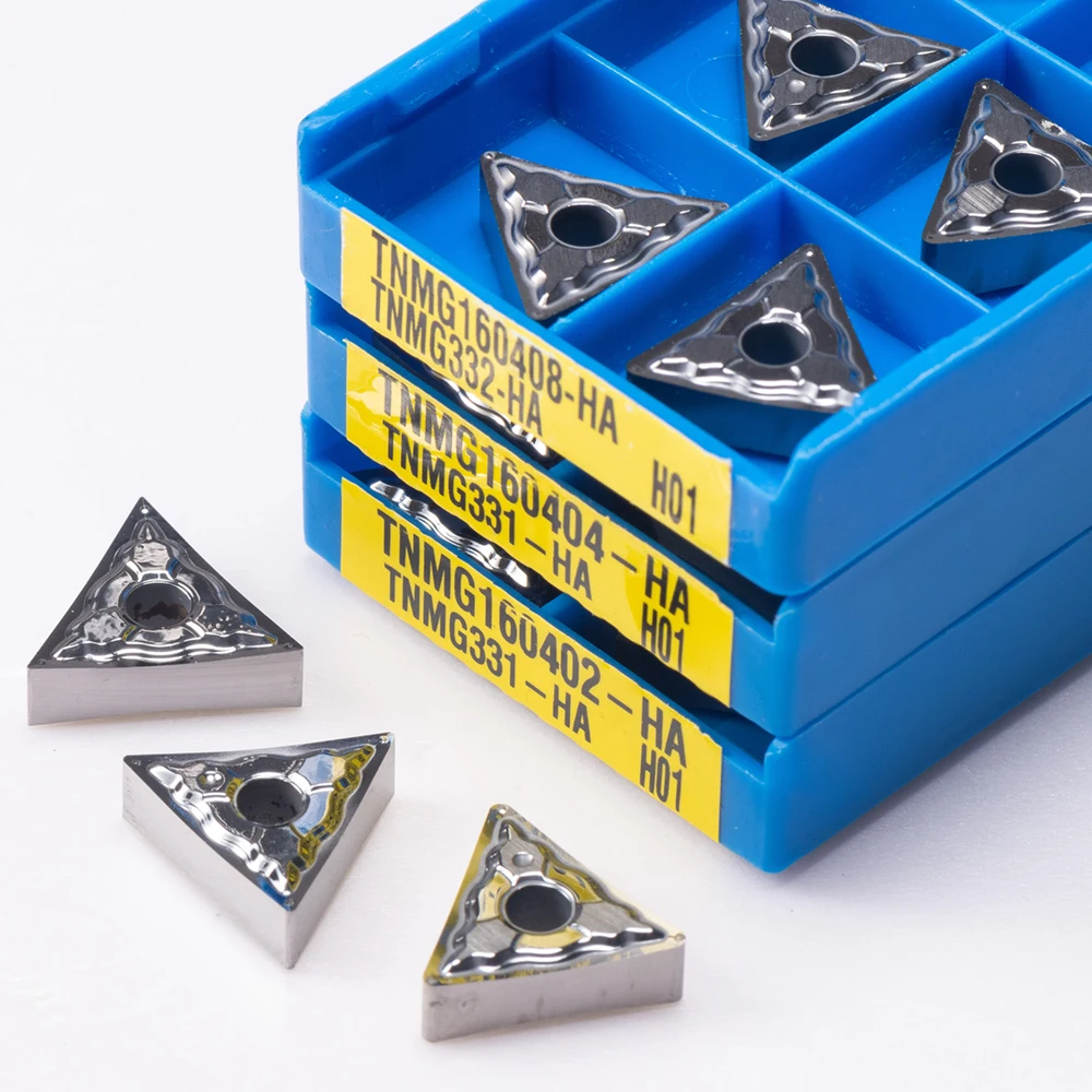 Imagem -03 - Carboneto de Lâmina Cnc Máquina Inserção Tnmg 160404 160408 Alumínio Fresa Ferramenta de Torneamento 10 Peças Tnmg160404 Tnmg160408 ha H01