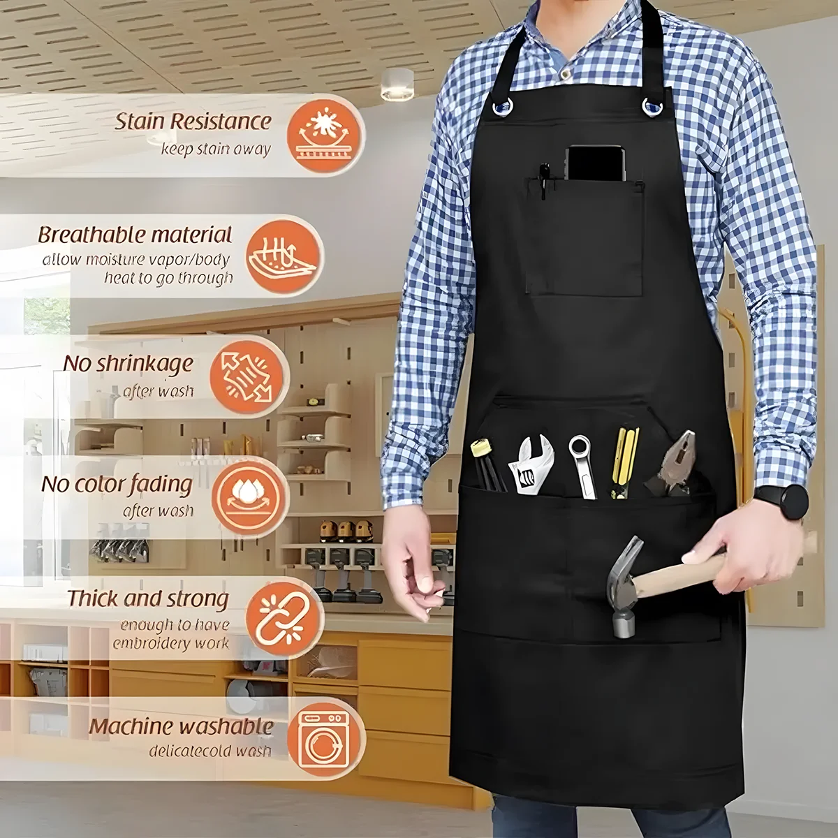 Schürzen für die Holzbearbeitu – Woodworking Apron Bewertung und Preis