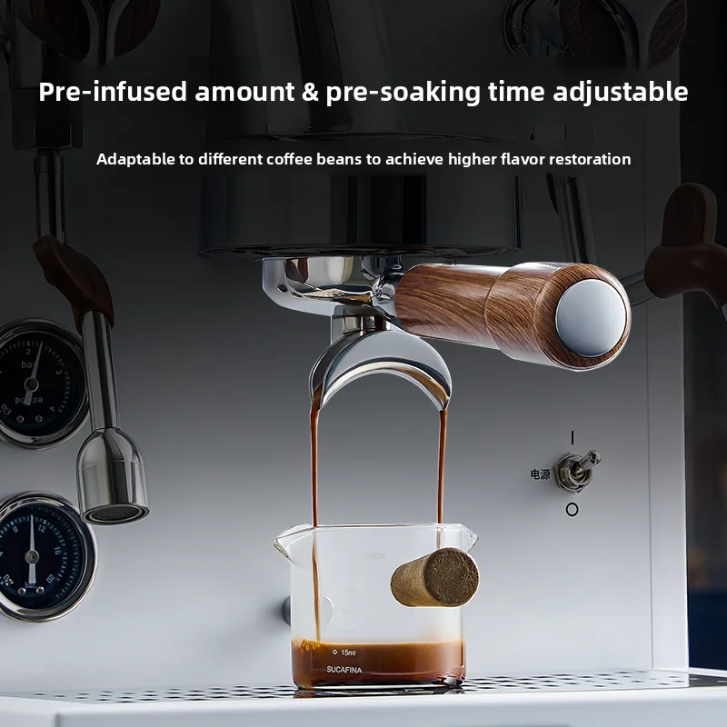 ماكينة القهوة التجارية الإيطالية، غلاية مزدوجة K7Pro قابلة للعد، منزلية صغيرة شبه أوتوماتيكية #5