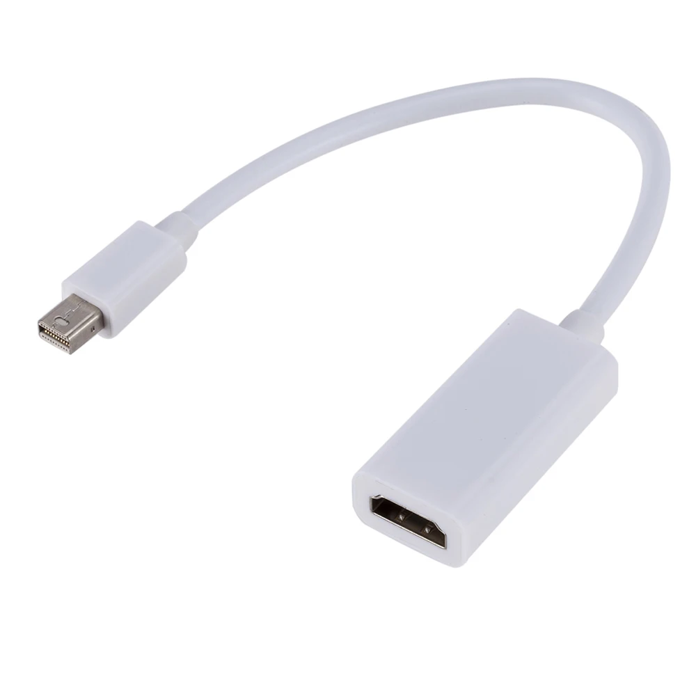 Portable Mini Display Port To HDMI-compatible Cable For 1080P TV Thunderbolt HDMI-compatible Converter DP To HDMI-compatible