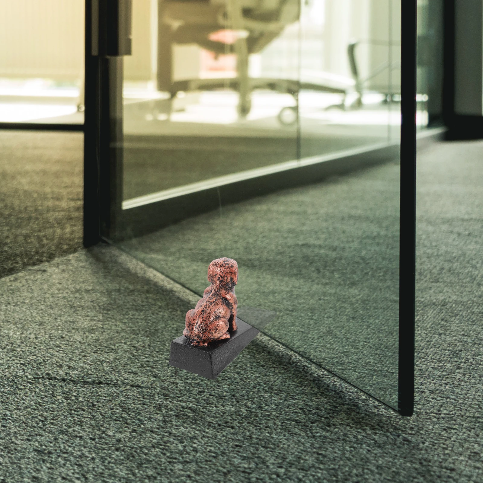 

Storm Door Stopper Decorative Iron Animal Anti-collision Weighted Safety Cast Cartoon Doorstop Sliding Creative Home