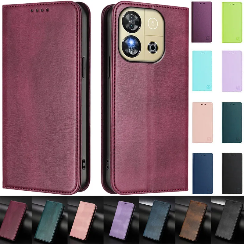 Funda C57/57Pro �tui magn�tique pour Oukitel C57s C57 Pro Capa cuir support � rabat portefeuille �tui pour Oukitel C57 couverture arri�re de t�l�phone