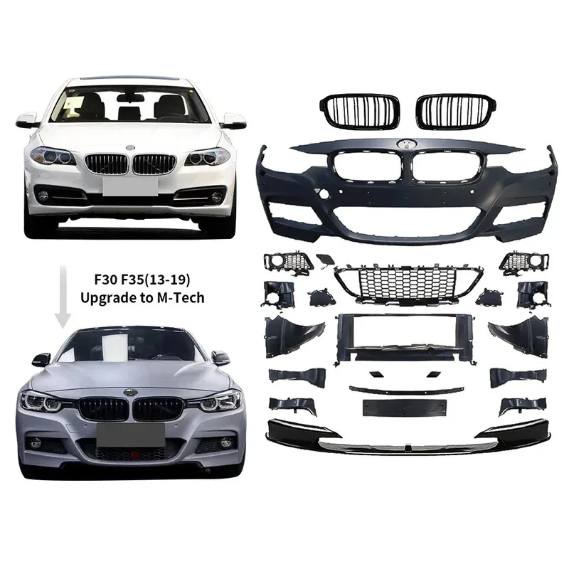 new Full Set M-Tech Car Facelift Rear Front Bumper Bodykit Body Kit for  3 Series F30 F35 2013-2019 Upgrade to M Tech M-Tech M3