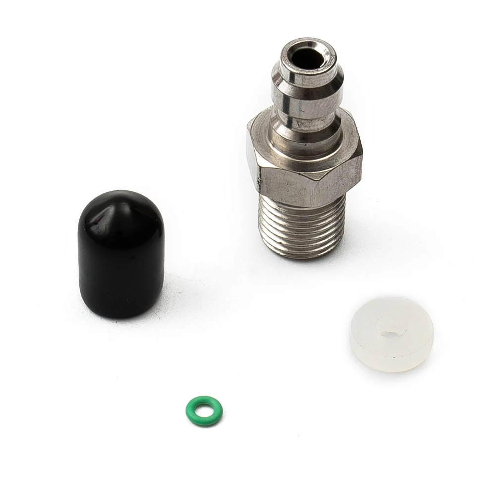 8mm Male Thread Quick Connect Valve Filling With Valve for m10*1 1/8NPT 1/8BSPP Easy To Use Simple To Connect Simple To Operate