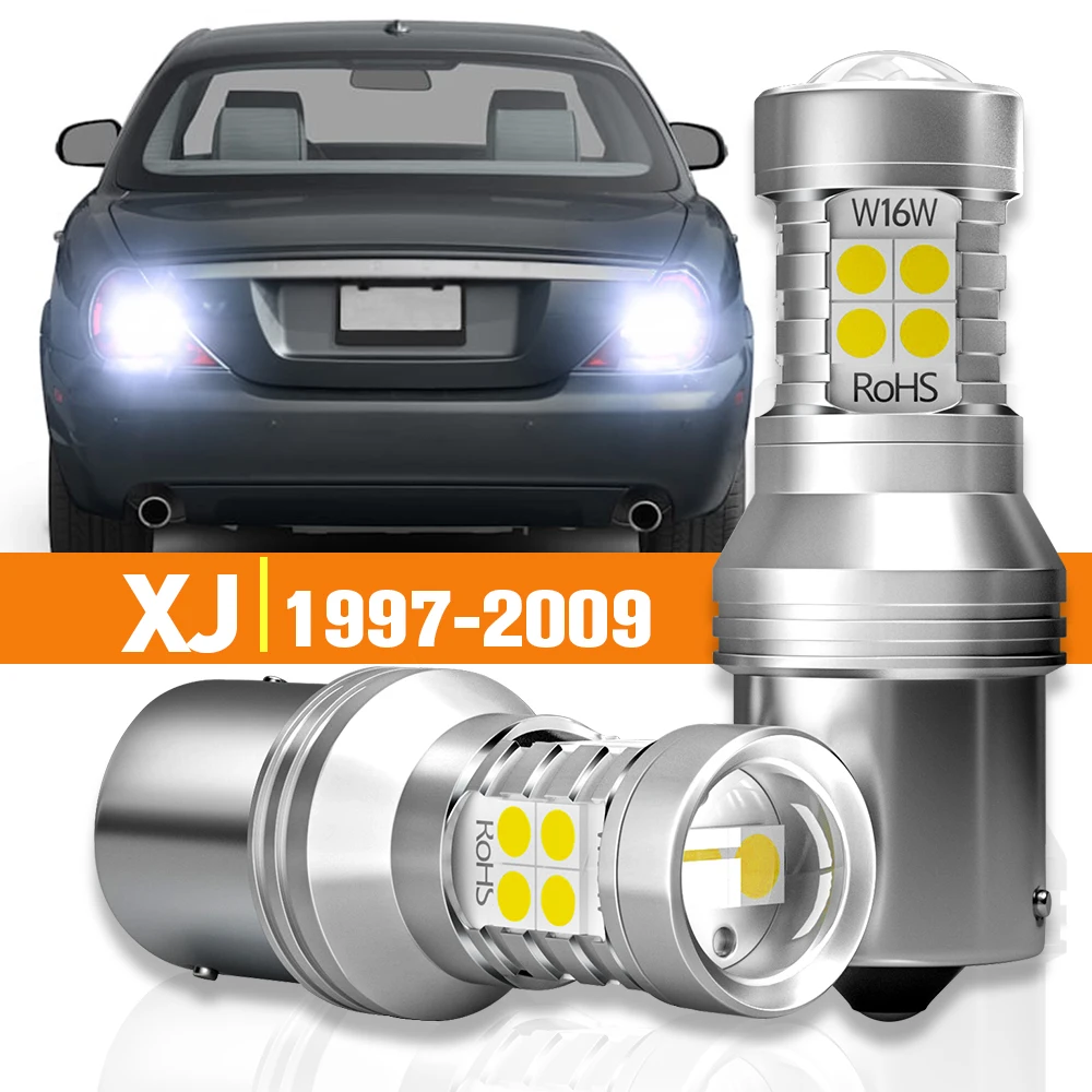 2pcs LED Reverse Light For Jaguar XJ 1997-2009 2000 2001 2002 2003 2004 2005 2006 2007 2008 Accessories Canbus Lamp