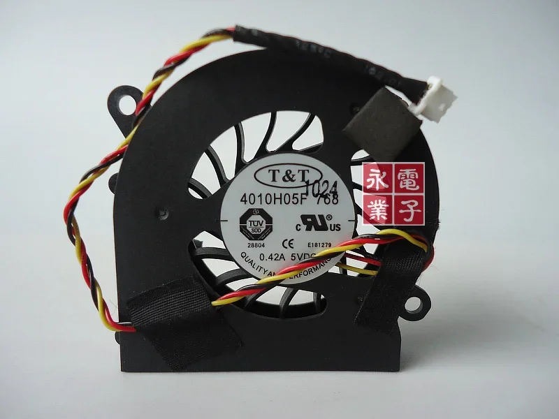 

SSEA Original NEW CPU Cooling Fan For T&T 4010H05F 768 5V 0.42A 4CM 3PIN Card VGA Cooler Notebook Fan