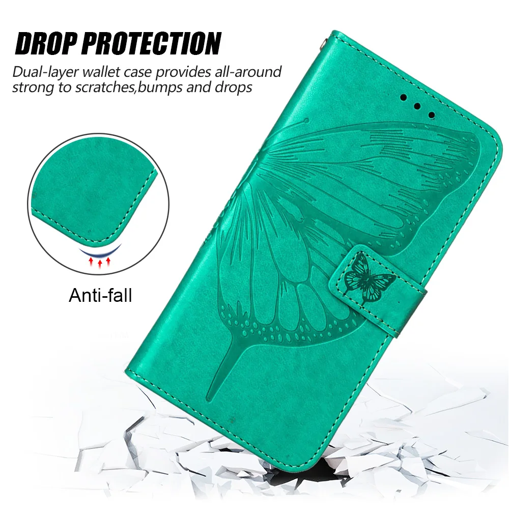 OPPO A80 5G Phone Case Leather Flip Wallet Butterfly Case For OPPO A3 Pro 5g CPH2639 Card Slots Holder Protect Cover Fundas