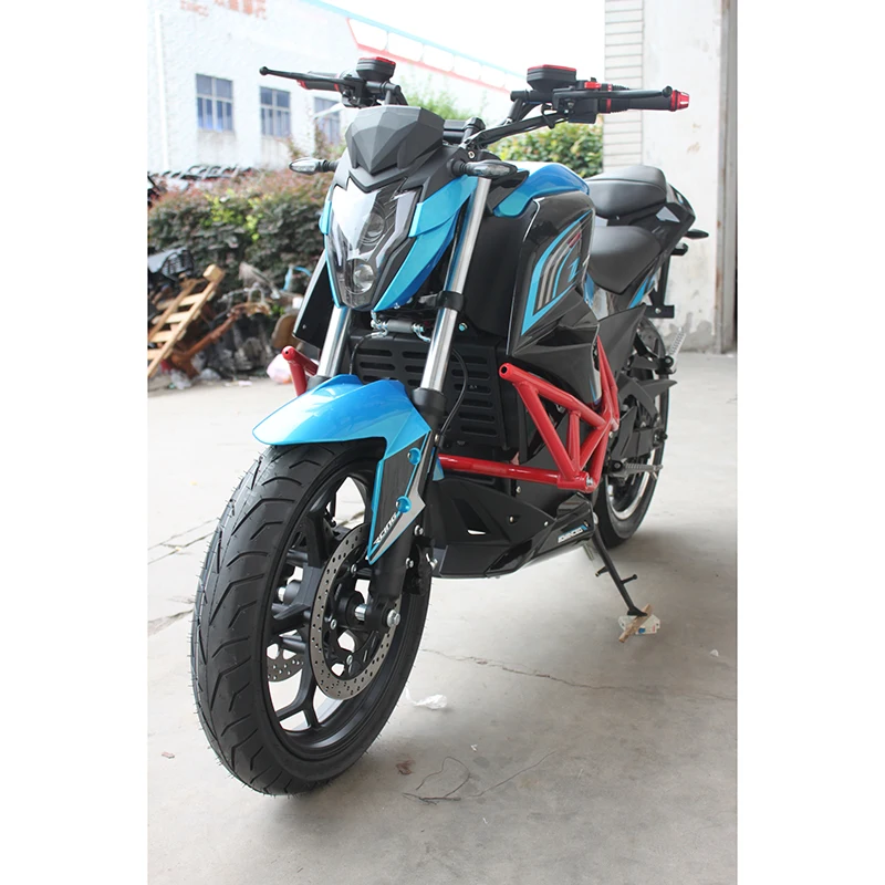 STLF Hot Sale EEC Durable 120km/h 72V 5000W 60Ah Highspeed Sport Chopper Classic Electric Motorcycle