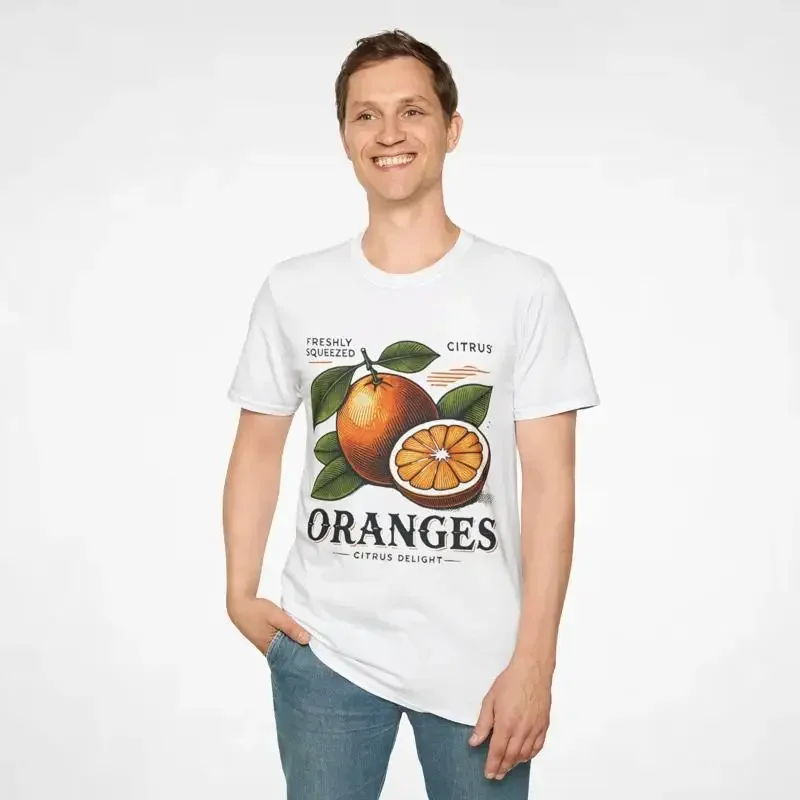 Vintage Oranges T Shirt Freshly Squeezed Citrus Delight