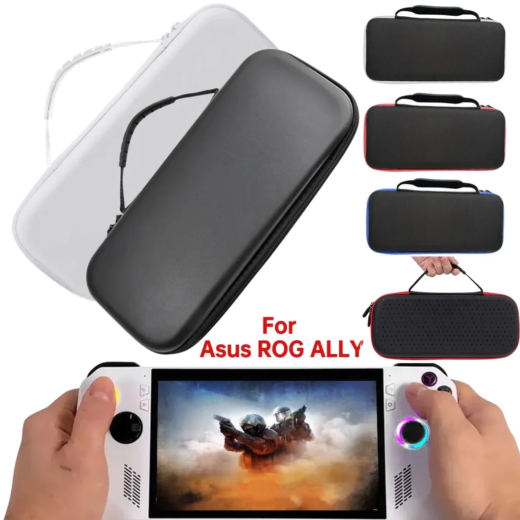 

for Asus Rog Ally Portable Carrying Case Bag Leather Hard Shell Travel Case Storage Bag or Asus ROG Ally Console Accessories