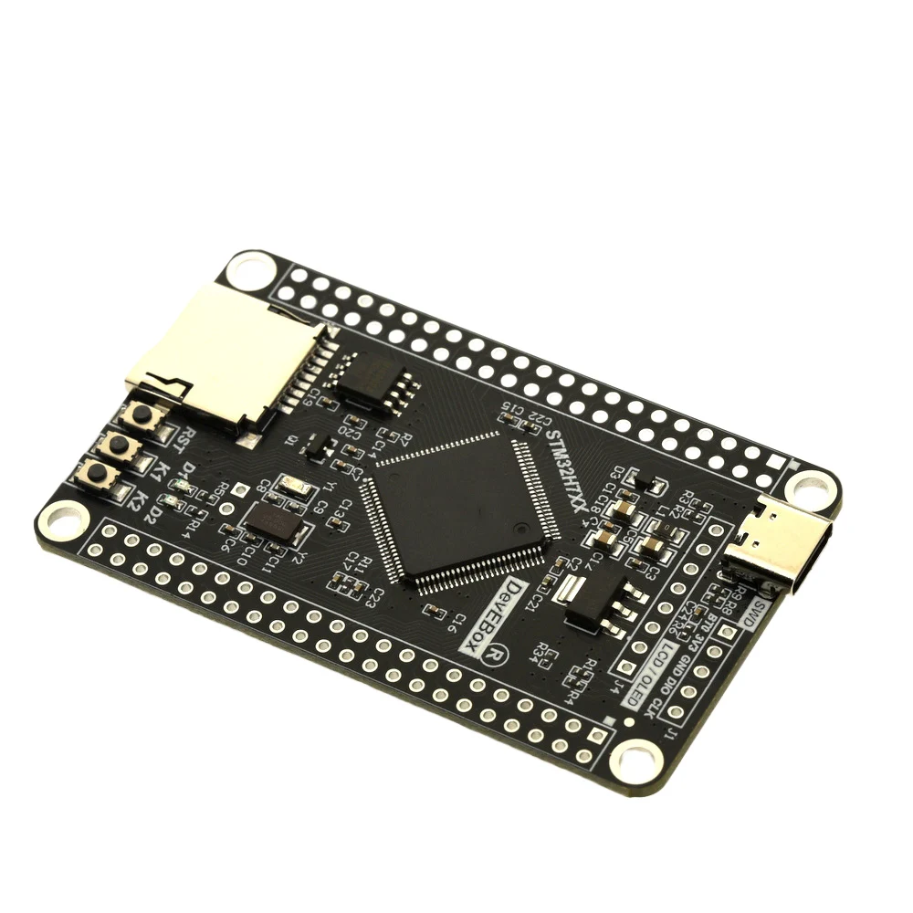 STM32H750VBT6 STM32H743VIT6 STM32H7 Development Board STM32 System Board M7 Core Board TFT Interface With USB Cable