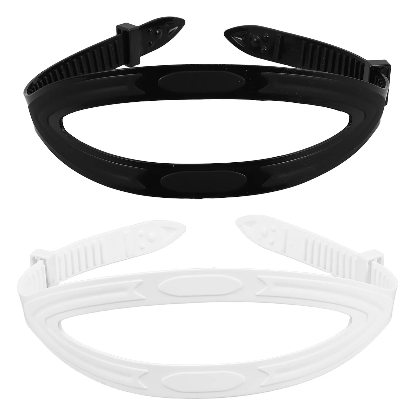 

2Pcs Silicone Diving Mask Strap Connector Universal Fit Soft Comfortable Swimming Goggles Replacement Strap Bungee Cord