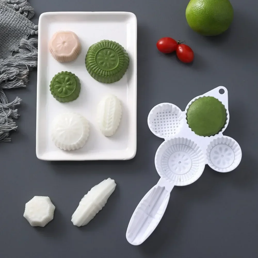 

Hot 1Pc Of Mung Bean Cake Bowl Pressed Cake Embossed Hand-Pressed Moon Cake Dessert Baking Mold
