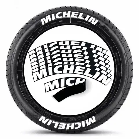10 best sales tyre sticker - №3