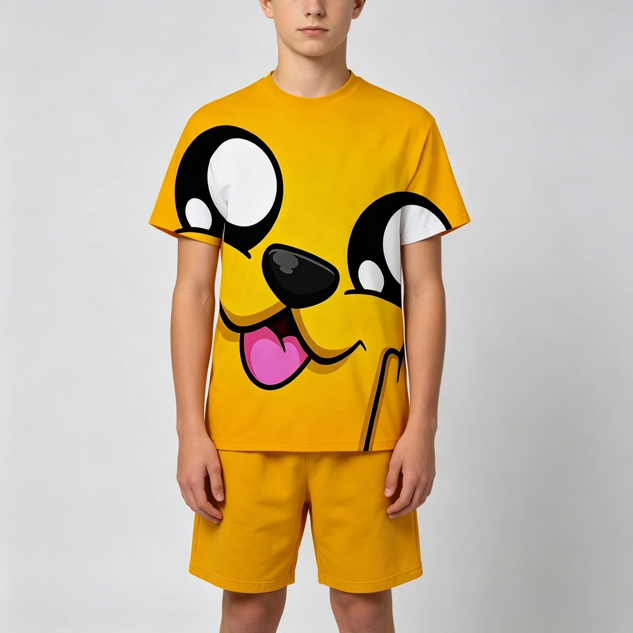 Camiseta de secado rápido con estampado 3D de Compadretes Mikecrack, trajes de dibujos animados para hombres y mujeres, camiseta para adultos, niños, niñas, padres e hijos