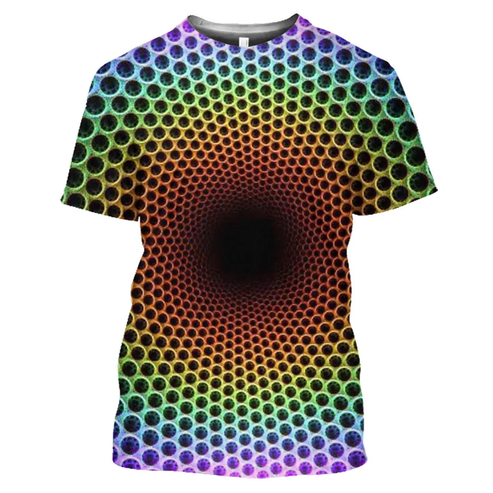 Brand Galaxy 3d Print T Shirt Men Psychedelic Swirl Tshirt Casual Colorful Anime Clothes Music Printed Gothic T-shirts