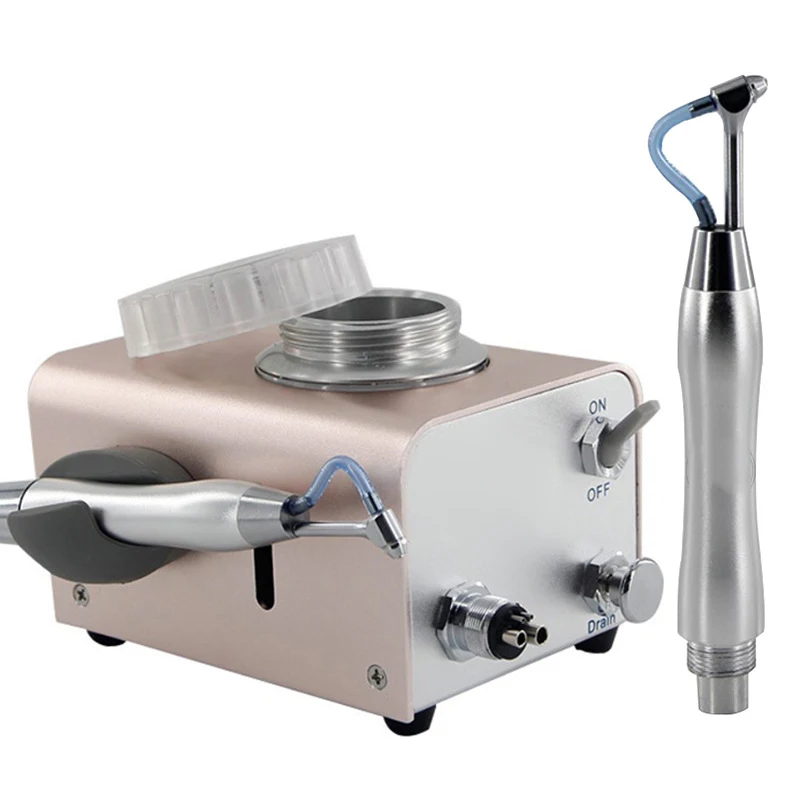 Dental Lab Cleaning Air Water Prophy Polishing Sandblasting Machine Tooth Stain Cleaning Machine Oral Polishing Scaler