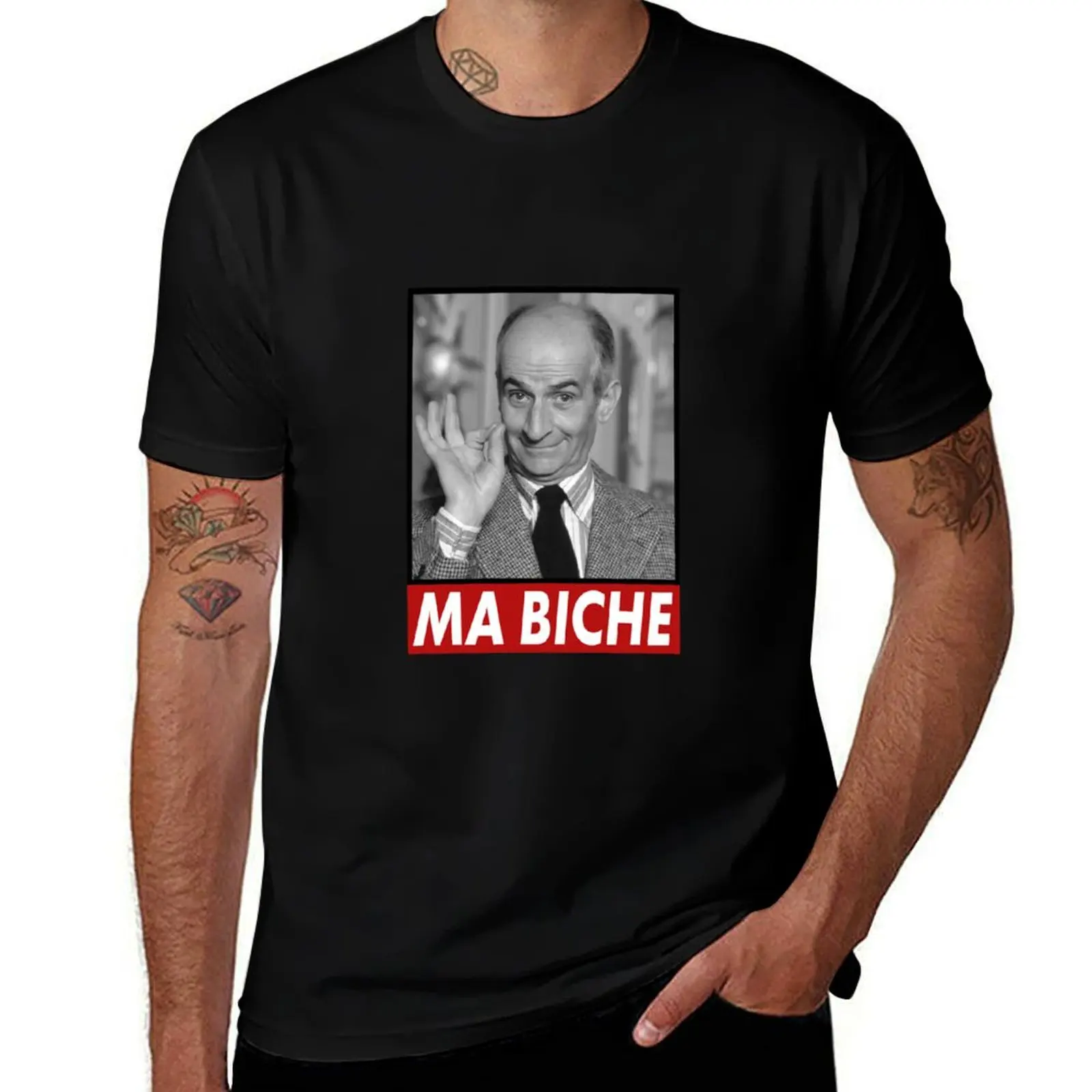 

t de T-Shirt Design 100% t cotton shirts man T-Shirt designer Funes Biche Ma Louis shirts