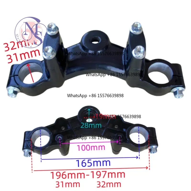 ZOCI-FOR-Motorcycle Steering Handle Fixing Plate For GN125 Replacement Parts