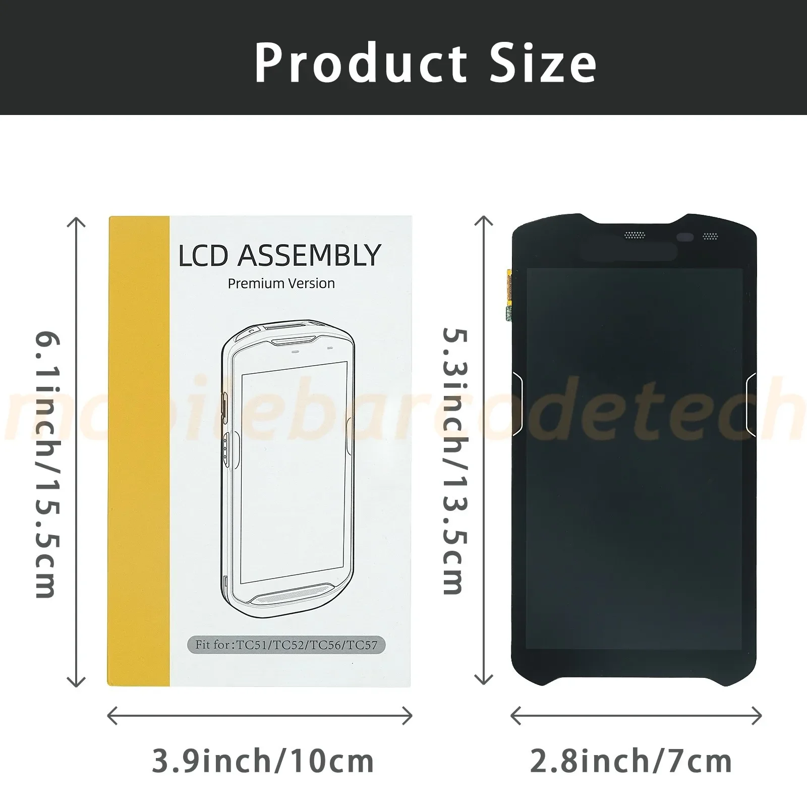 Imagem -06 - Módulo do Lcd com Tela Táctil Zebra Tc51 Tc510k Tc56