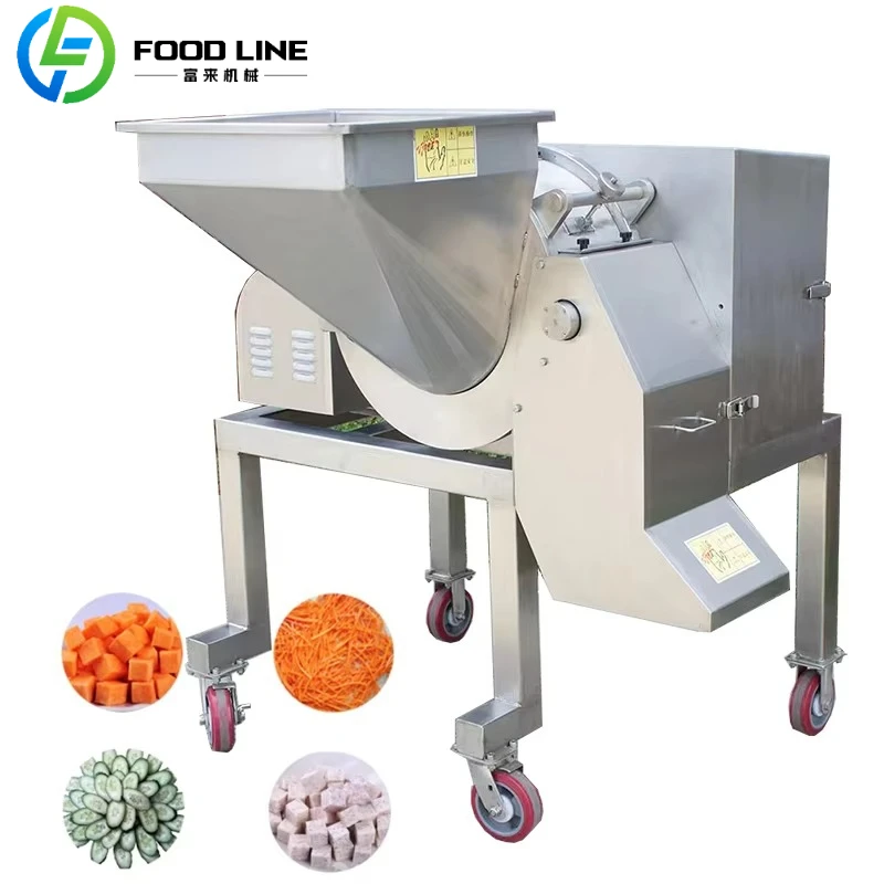 Customized Industrial Cabbage Dicing Machine Fruit and Vegetable Slicing Cutting Commercial Frozen Meat