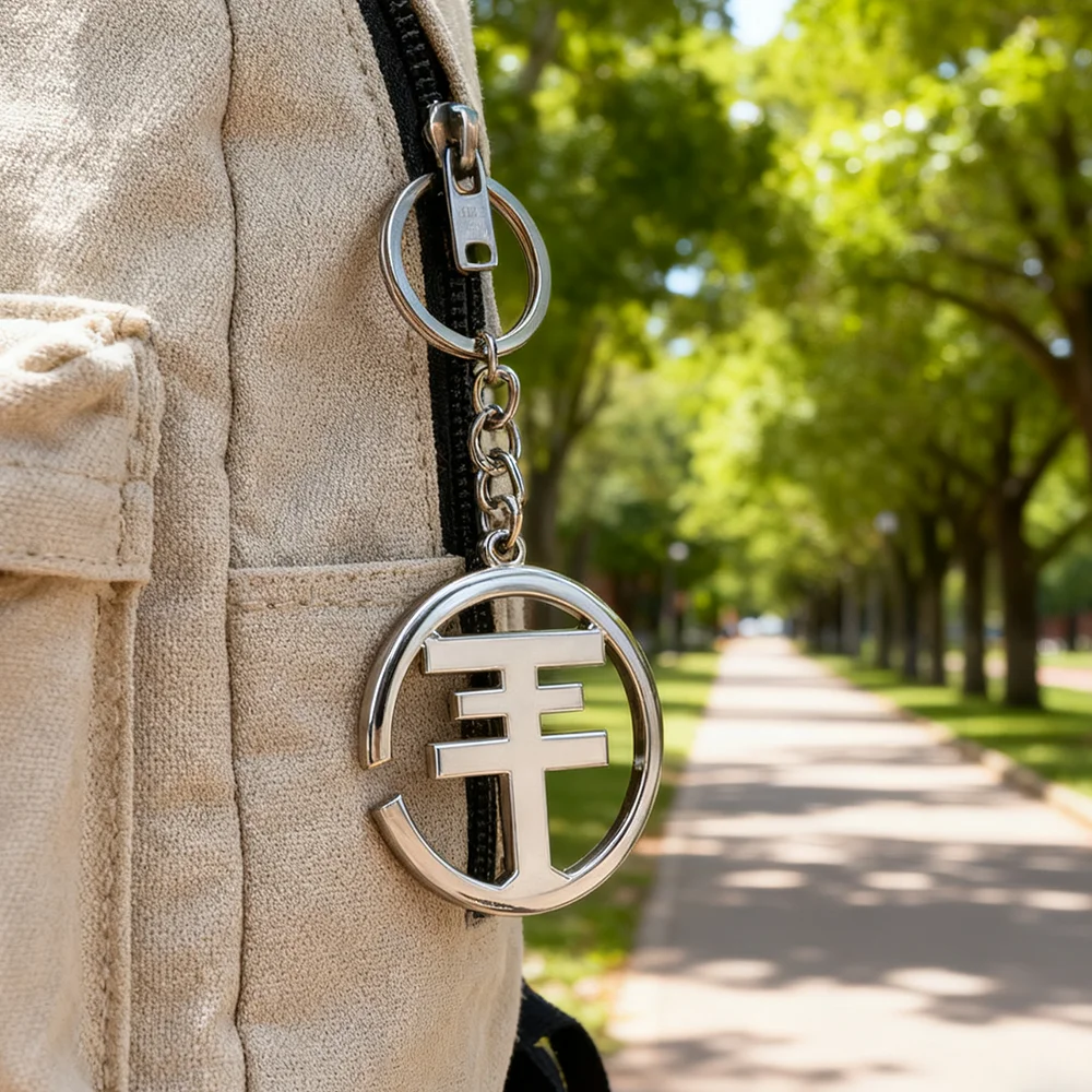 الموسيقى الفرقة طوكيو فندق المفاتيح للرجال النساء الفولاذ المقاوم للصدأ على الوجهين السلس قلادة كيرينغ ظهره سيارة مفتاح سلسلة هدية #4