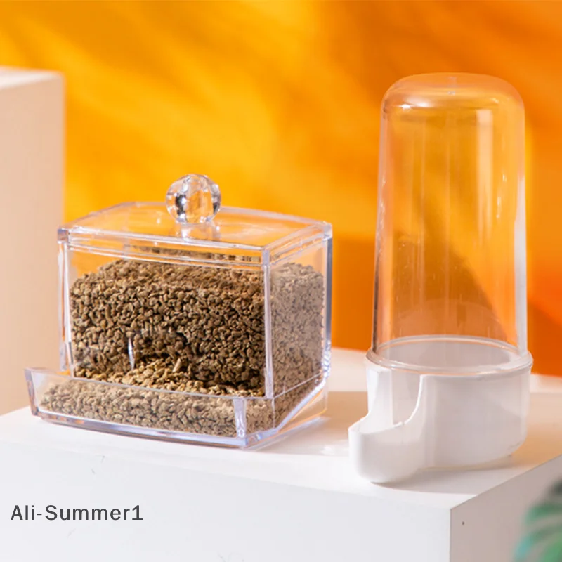 

【E】Rutin, автоматическая кормушка для курицы, большая емкость, коробка для еды с защитой от опрокидывания, принадлежности для кормления птицы, прозрачный дозатор еды