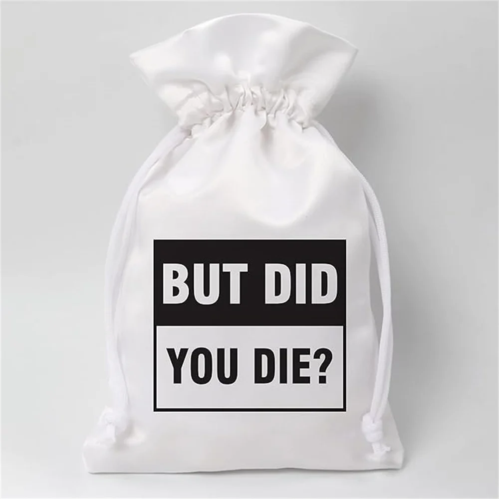 But Did You Die Hangover Kit Bags | Bachelorette Party Hangover Recovery Gift Kit Bags | Survival Kit | Bridal Shower Pouches Fo