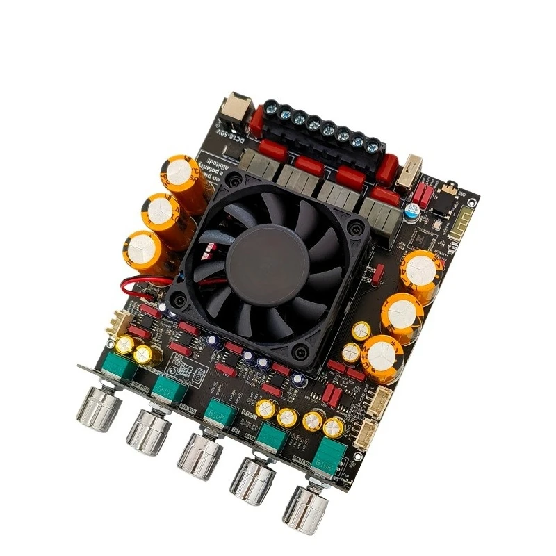 For AS21P Bluetooth Digital Power Amplifier Board 2.1 Channel 300W + 300W + 600W Subwoofer TPA3255