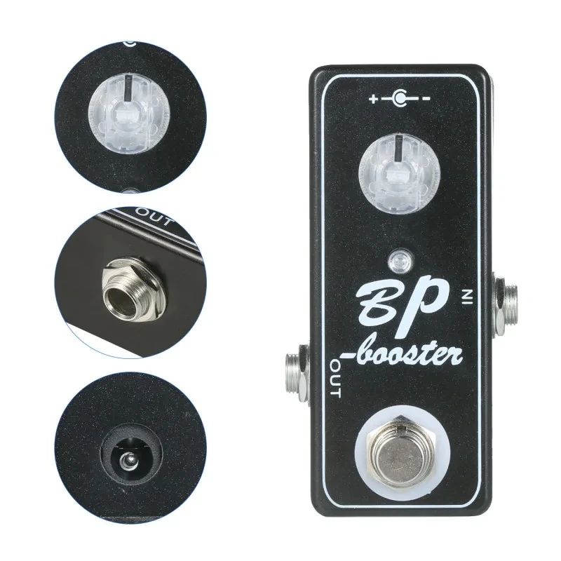 

Mosky BP Booster Clean Boost Effect Mini Guitar Pedal Full Metal Shell True Bypass for Electric Guitar Bass Electro-Acoustic