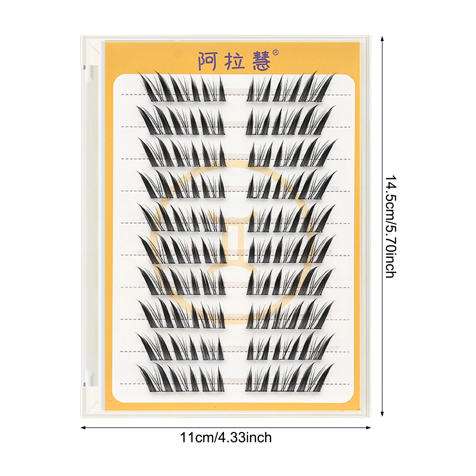 Cílios postiços realistas, extensões de cílios sem cola, cluster de cílios noglue sem costura para mulheres de todas as idades, maquiagens